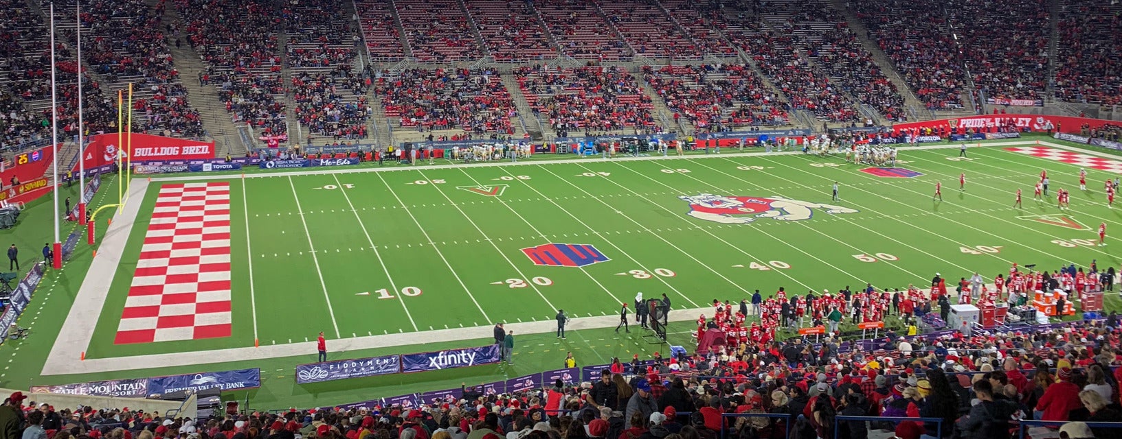 Seat view from Sideline