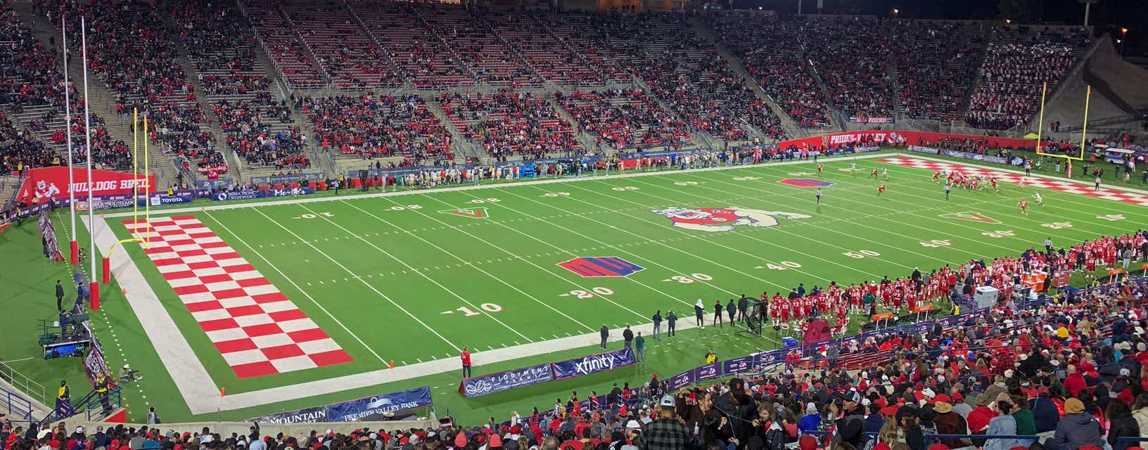 Seat view from Sideline