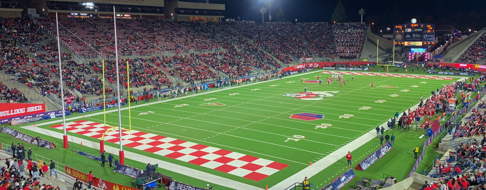 Seat view from End Zone