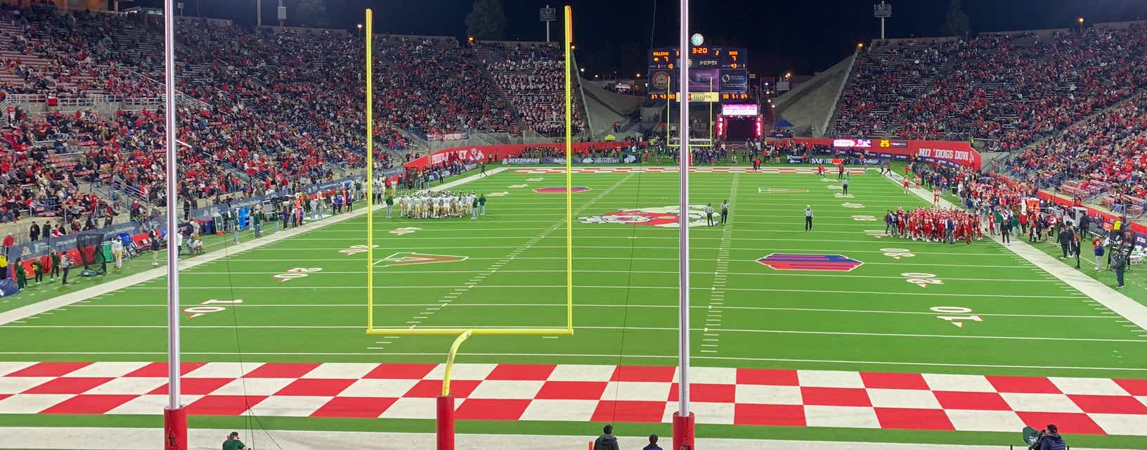 Seat view from End Zone