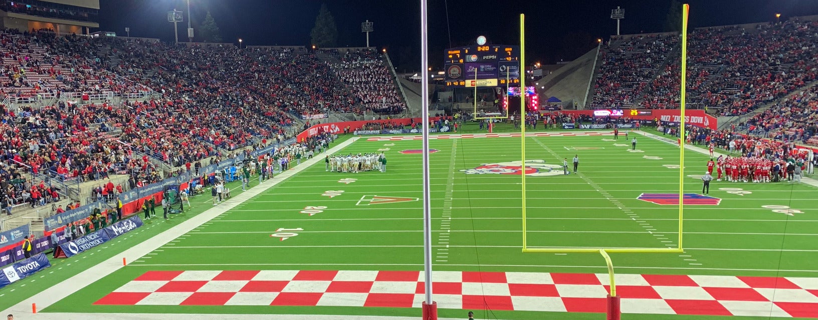 Seat view from End Zone