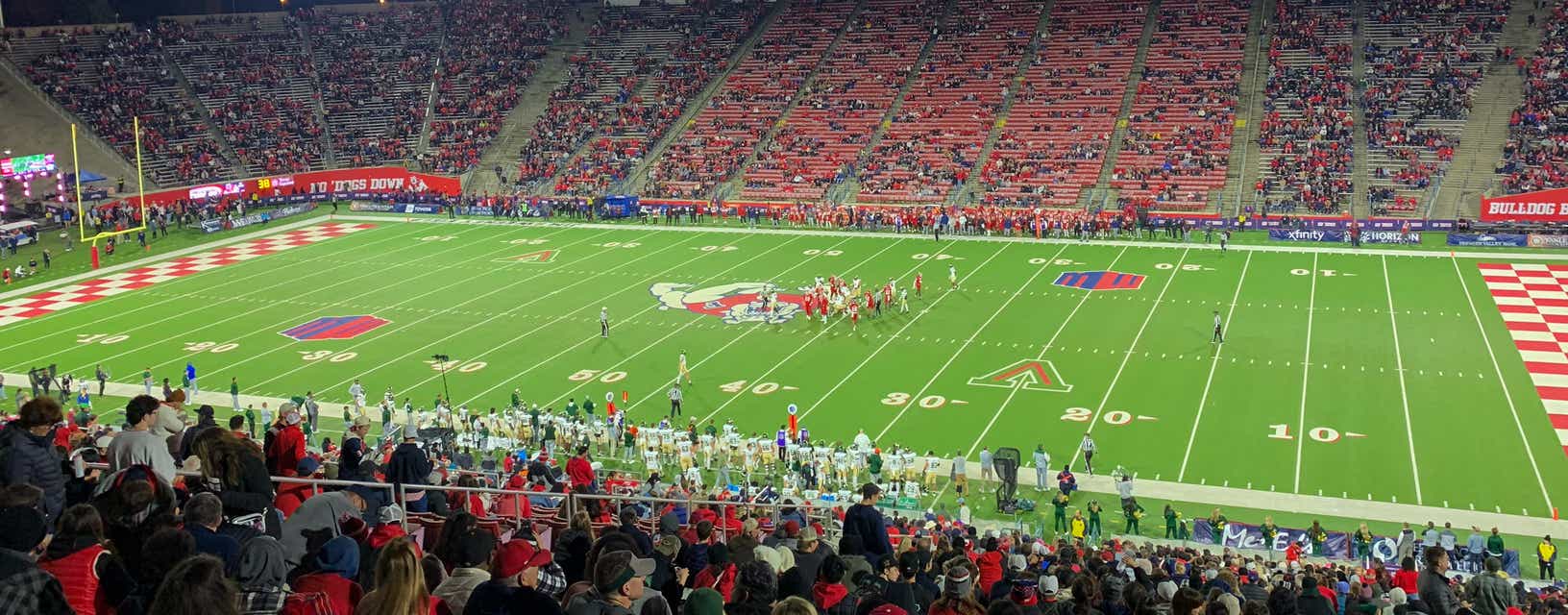 Seat view from Sideline