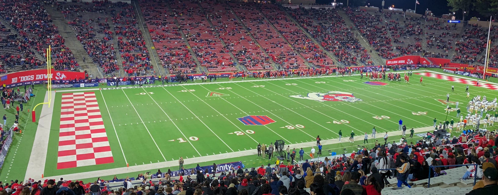 Seat view from Sideline
