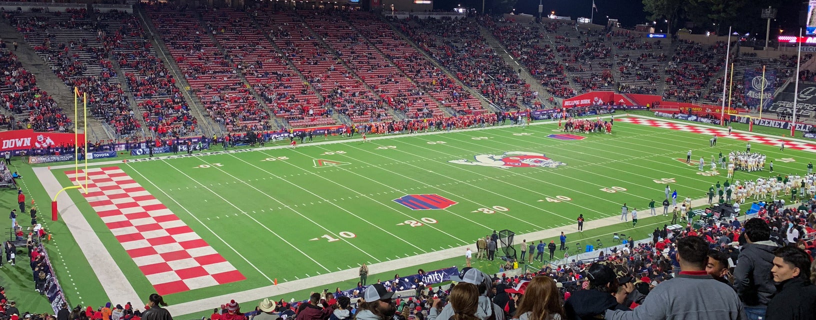 Seat view from Sideline