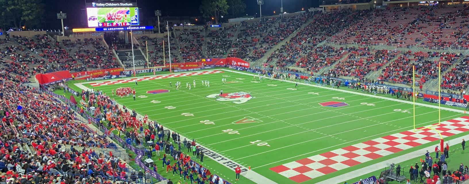 Seat view from End Zone