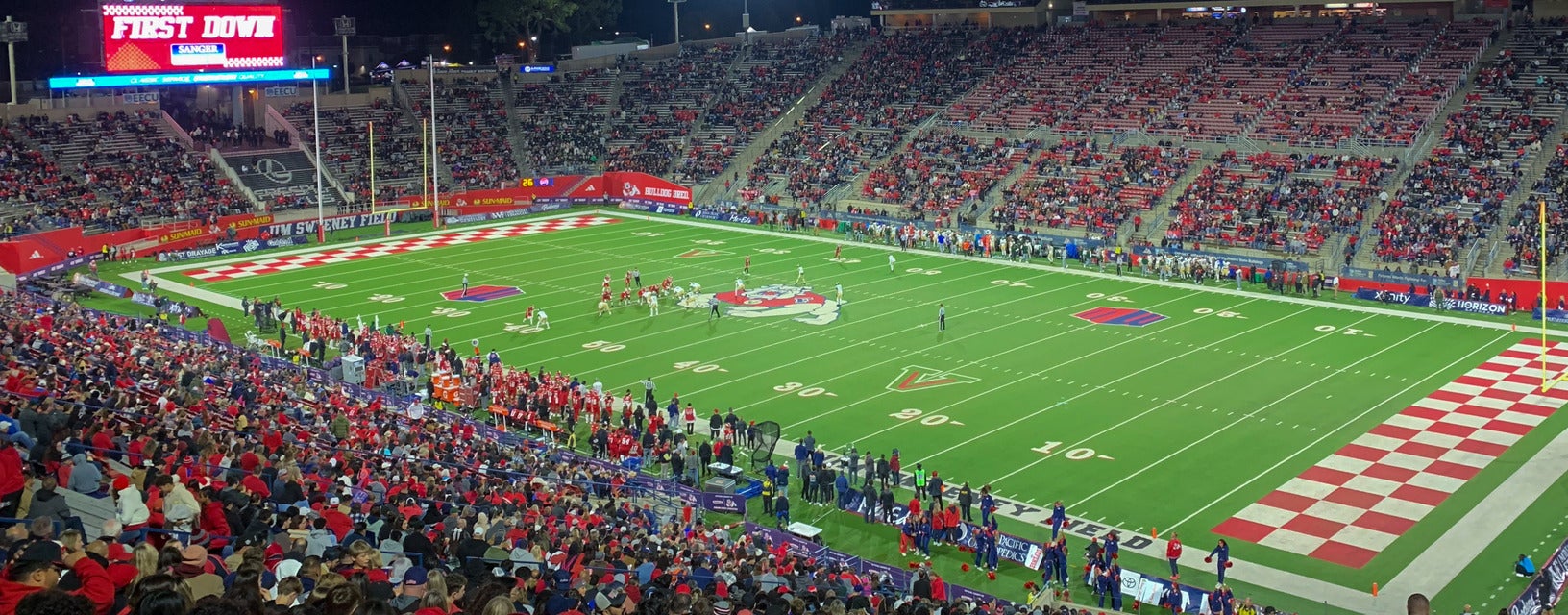 Seat view from End Zone