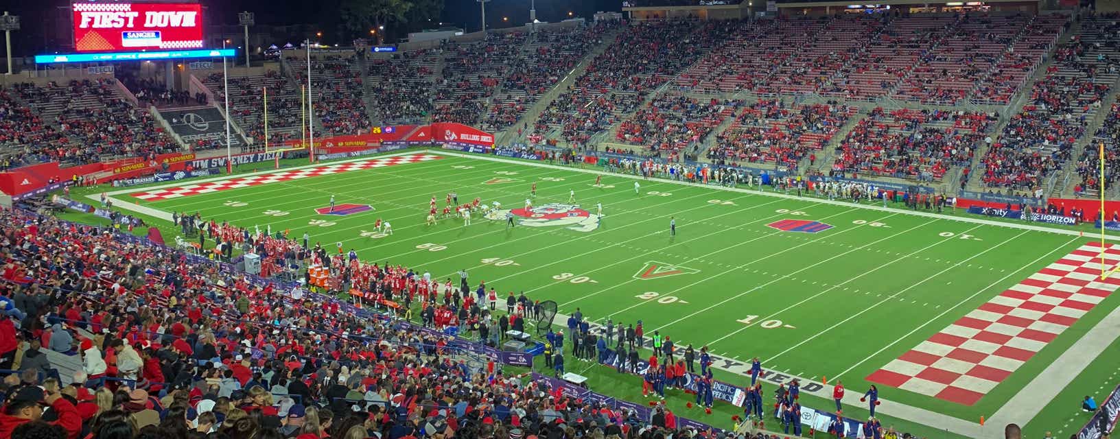 Seat view from End Zone
