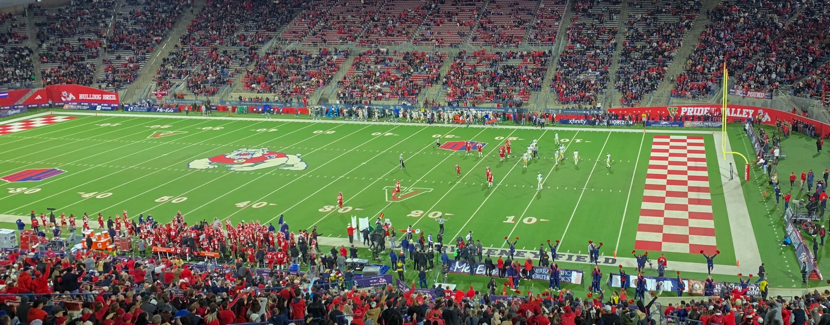 Seat view from Sideline