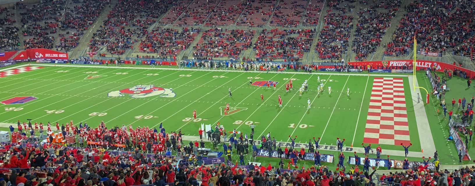 Seat view from Sideline