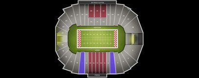 Seat view from Home Sideline