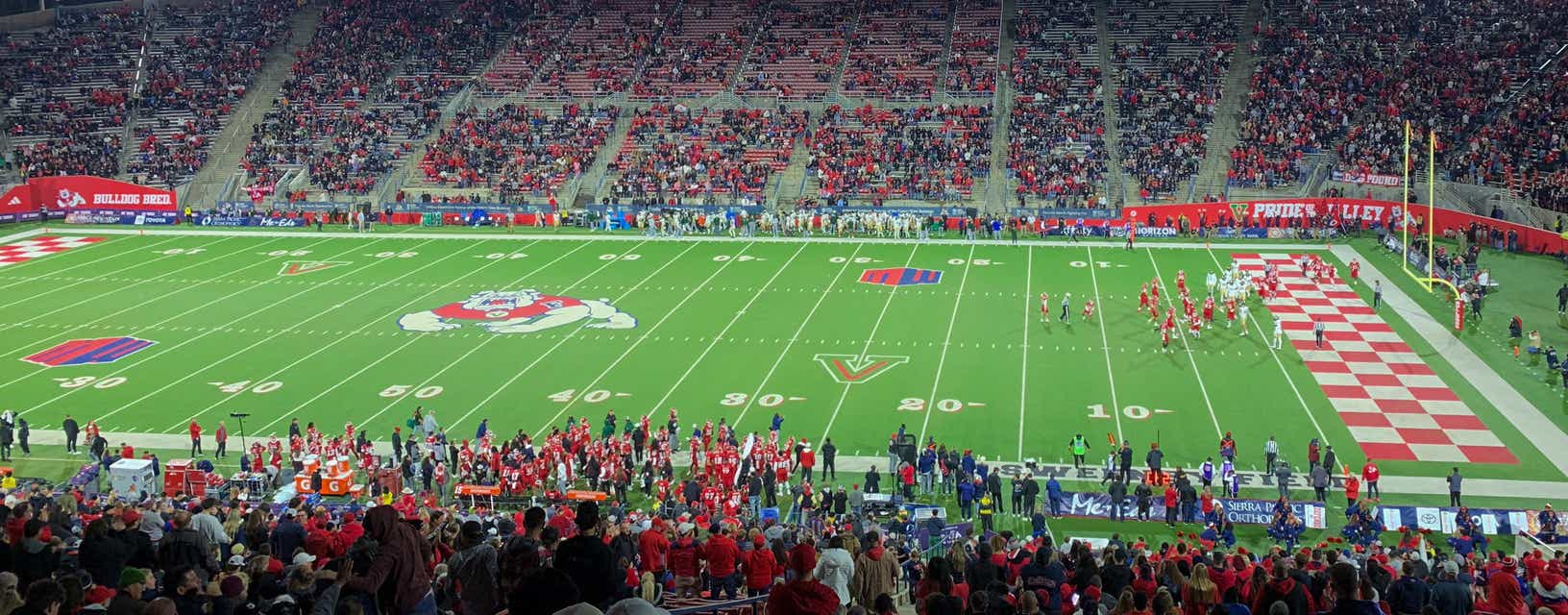 Seat view from Sideline