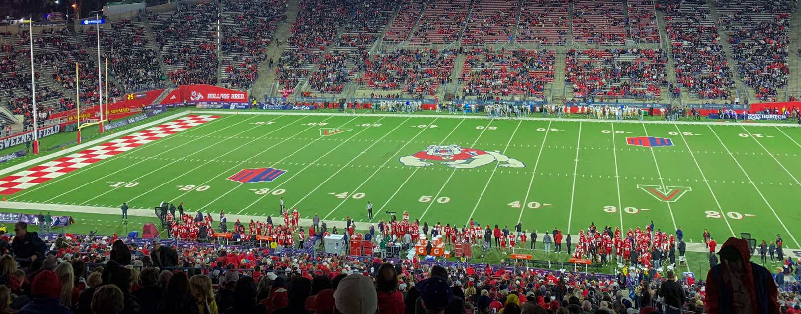 Seat view from Sideline