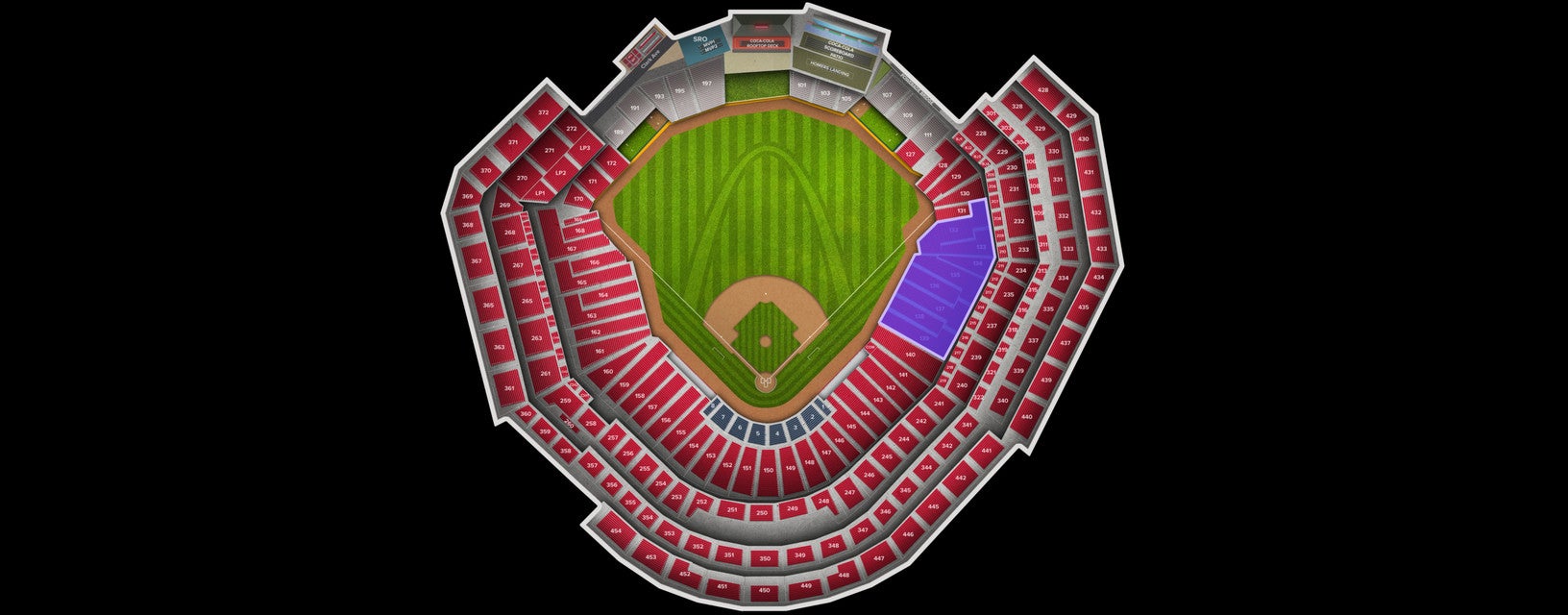 Seat view from Section