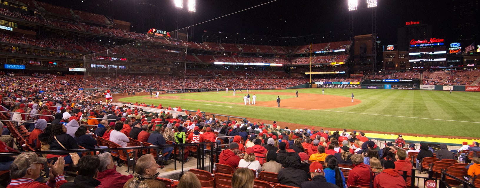 Seat view from Infield Field Box