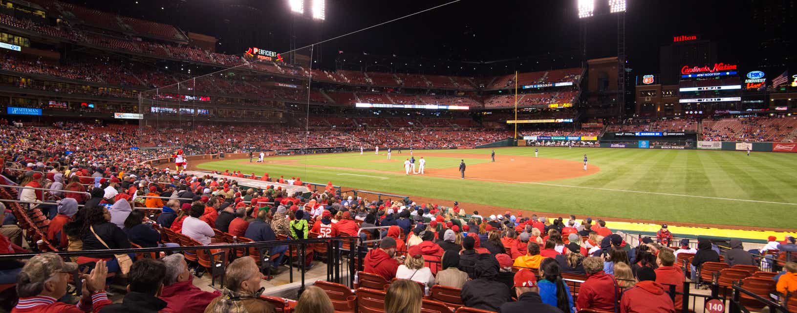Seat view from Infield Field Box