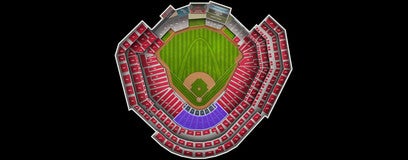 Seat view from Home Field Box