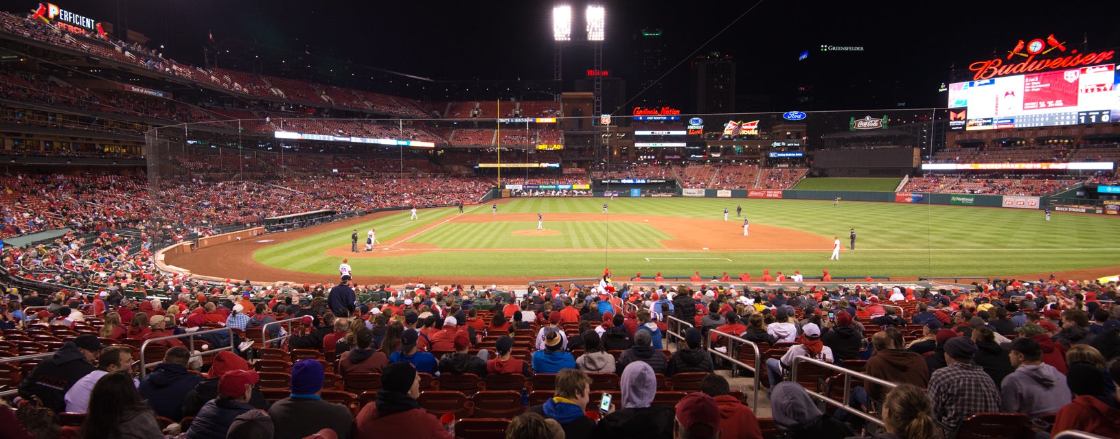Seat view from Infield Field Box