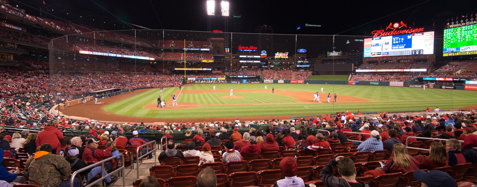 Seat view from Home Field Box