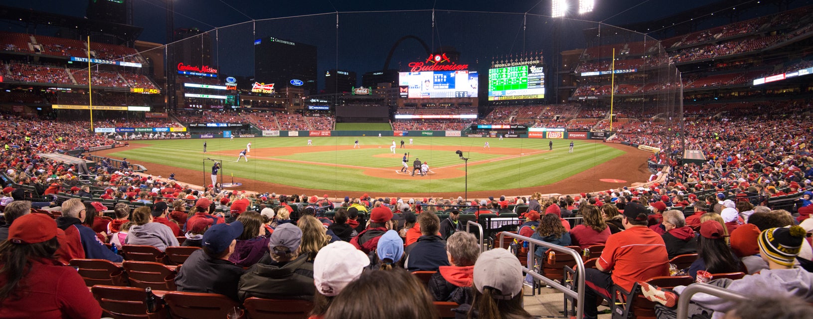 Seat view from Home Field Box