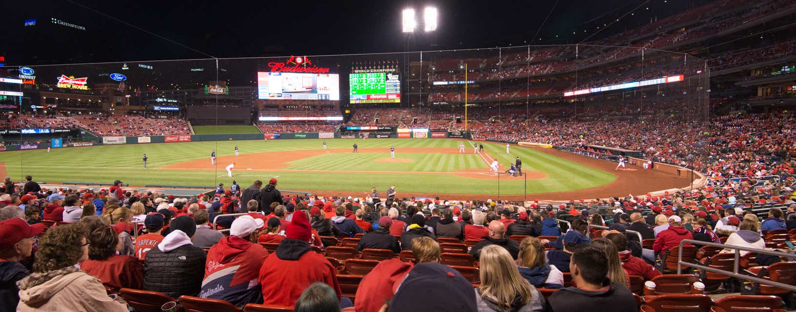 Seat view from Home Field Box