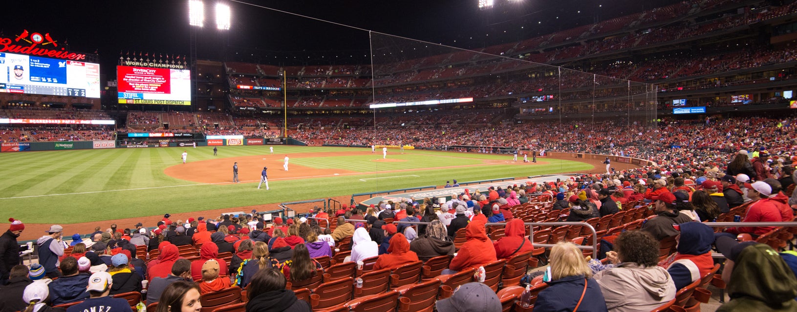 Seat view from Infield Field Box