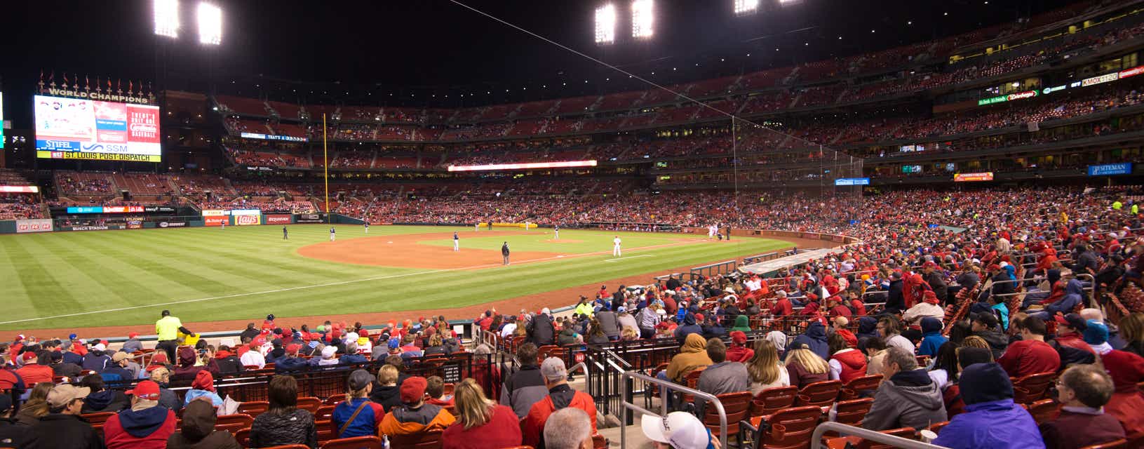 Seat view from Lower Left Field Box