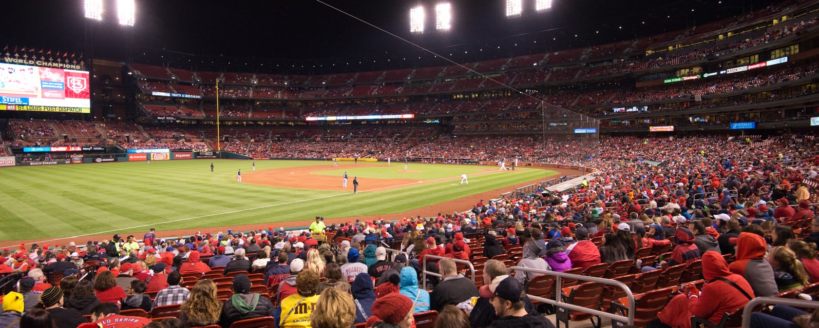 Seat view from Dugout Box