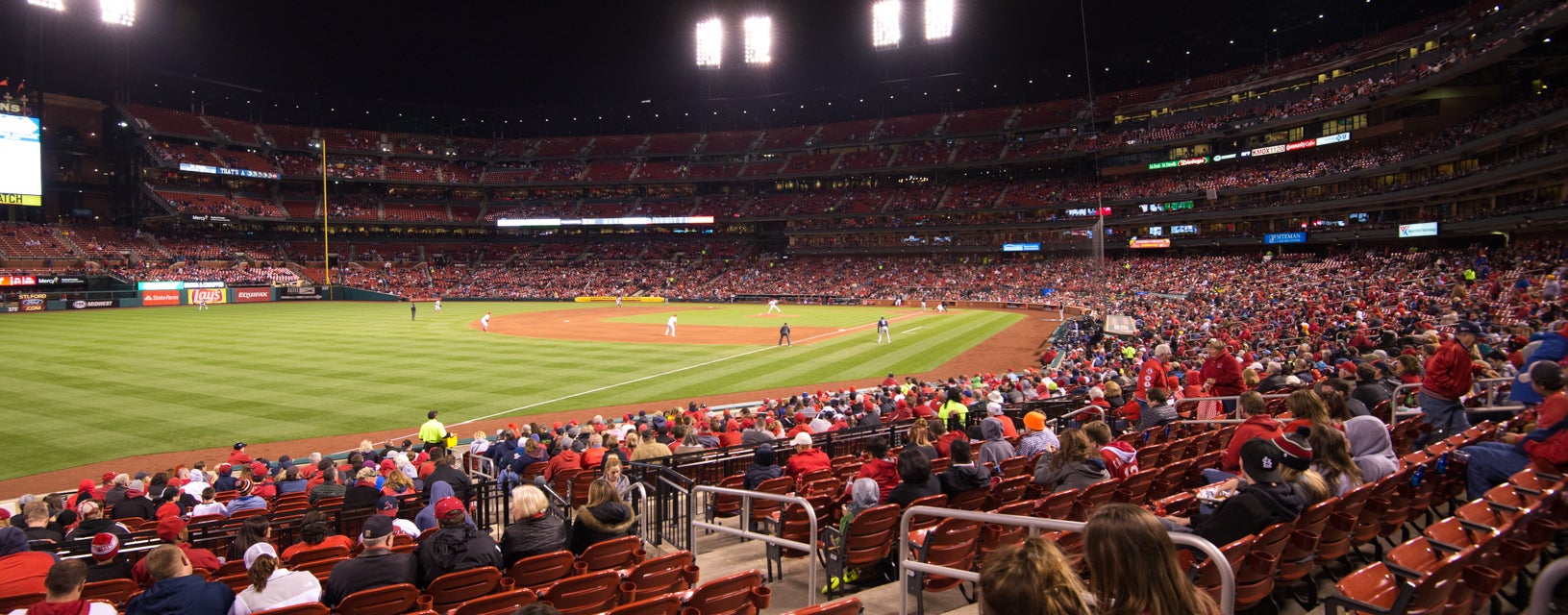 Seat view from Lower Left Field Box
