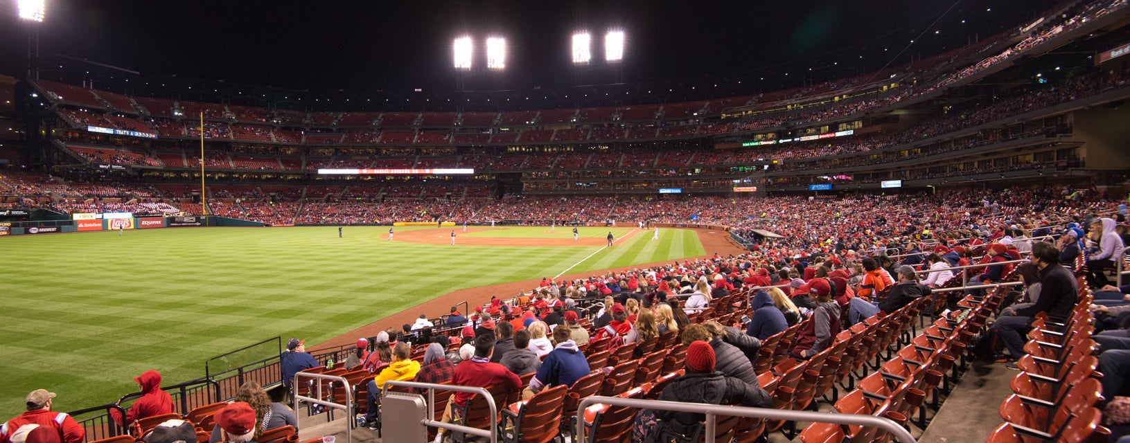 Seat view from Left Field Box