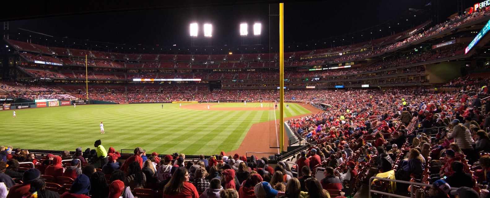 Seat view from Left Field Box