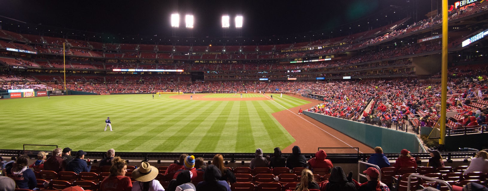 Seat view from Left Field Box