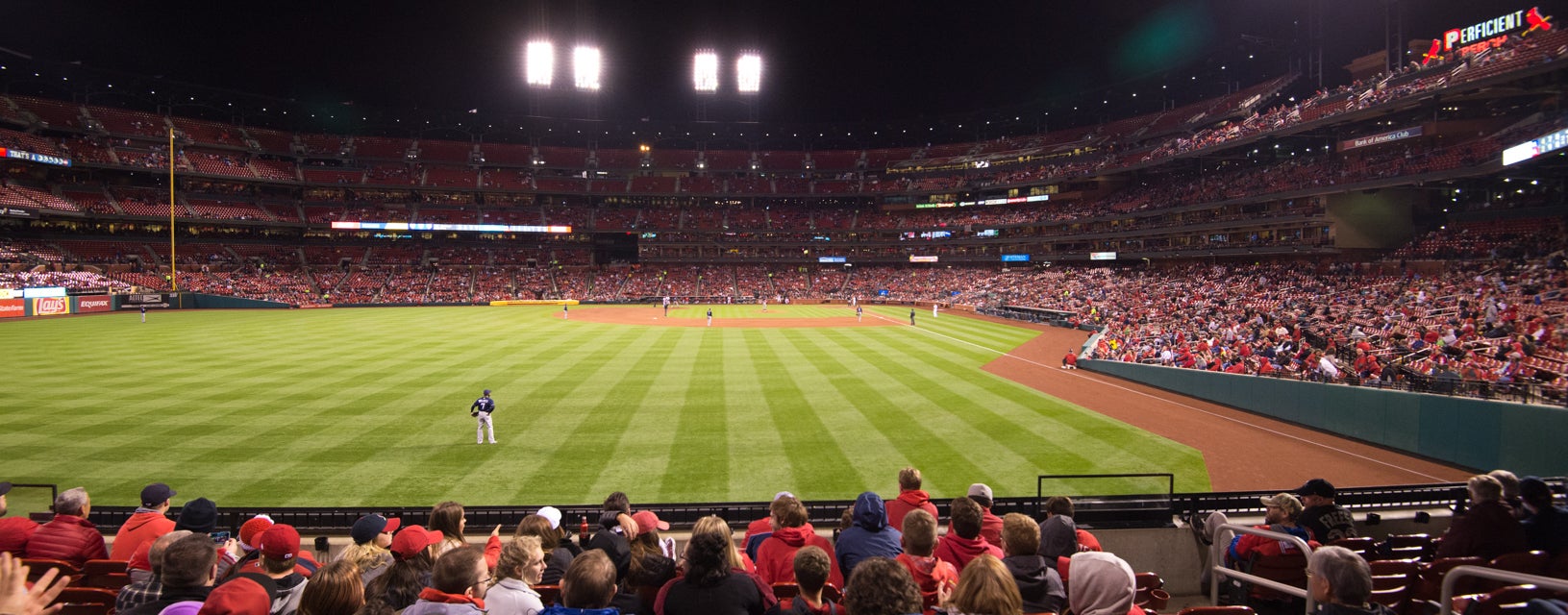 Seat view from Left Field Box