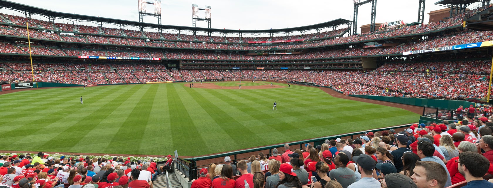 Seat view from Left Field Bleachers