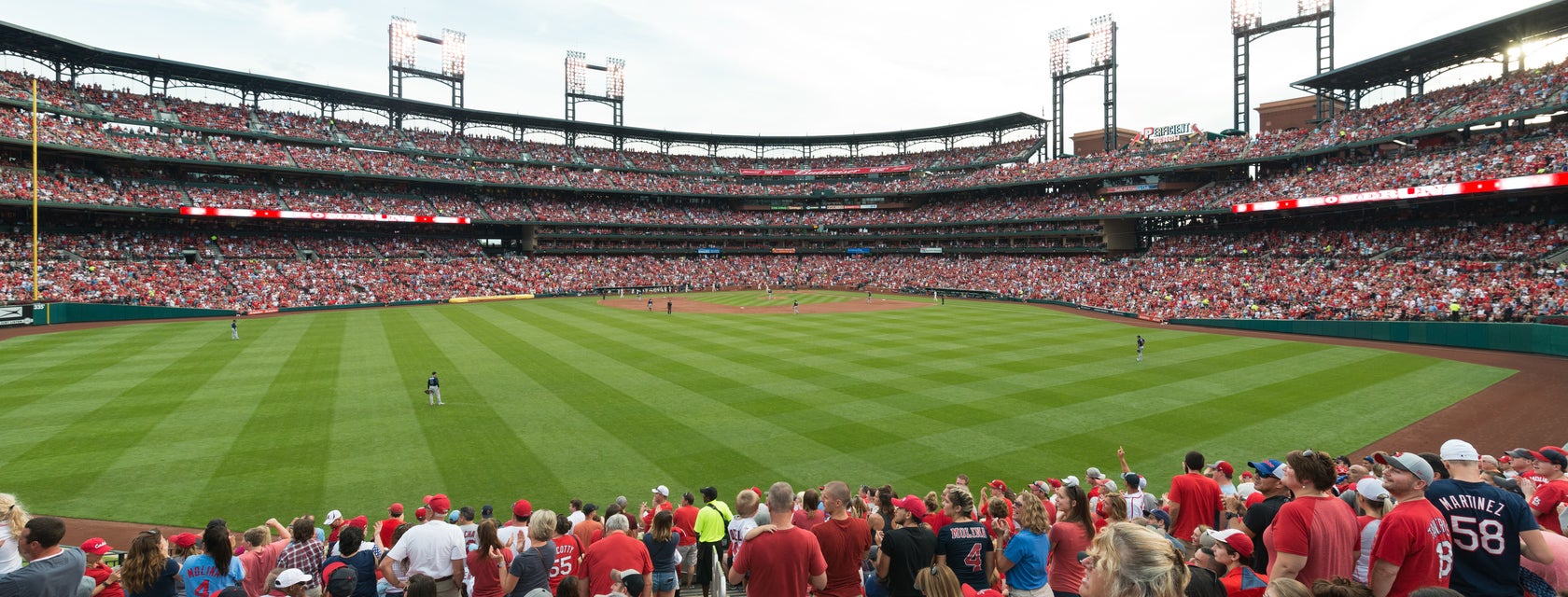 Seat view from Left Field Bleachers