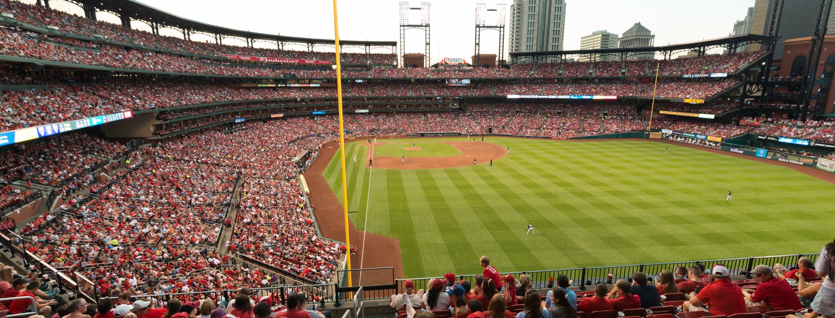 Seat view from Outfield Loge