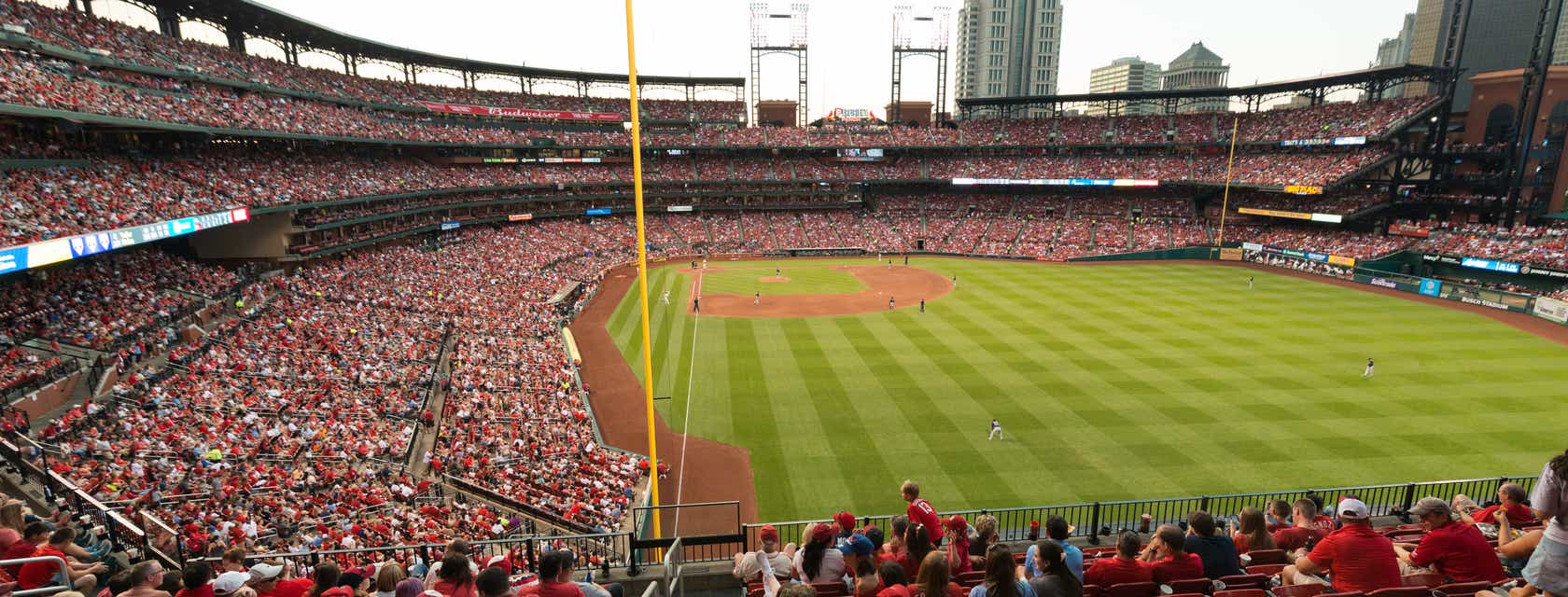 Seat view from Outfield Loge