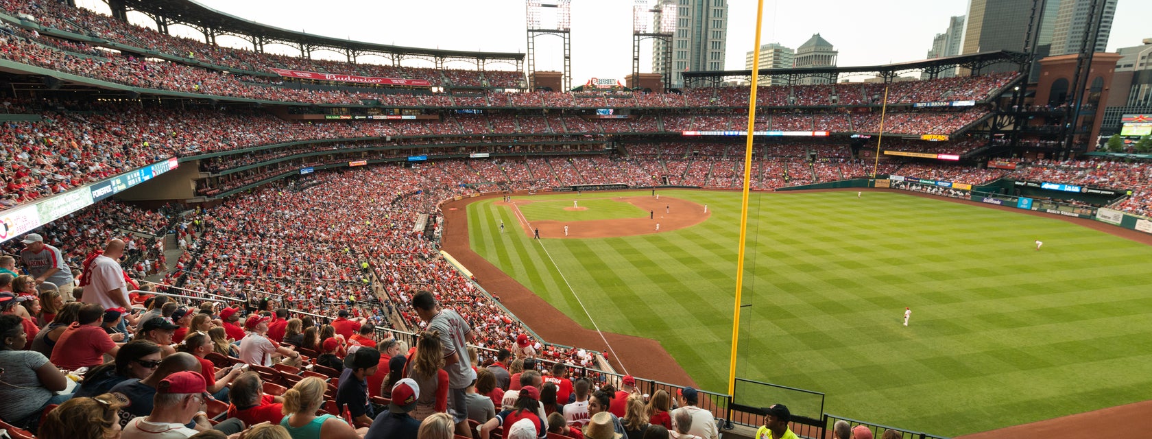 Seat view from Outfield Loge