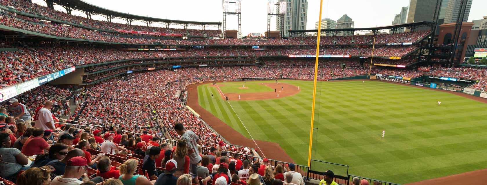 Seat view from Outfield Loge