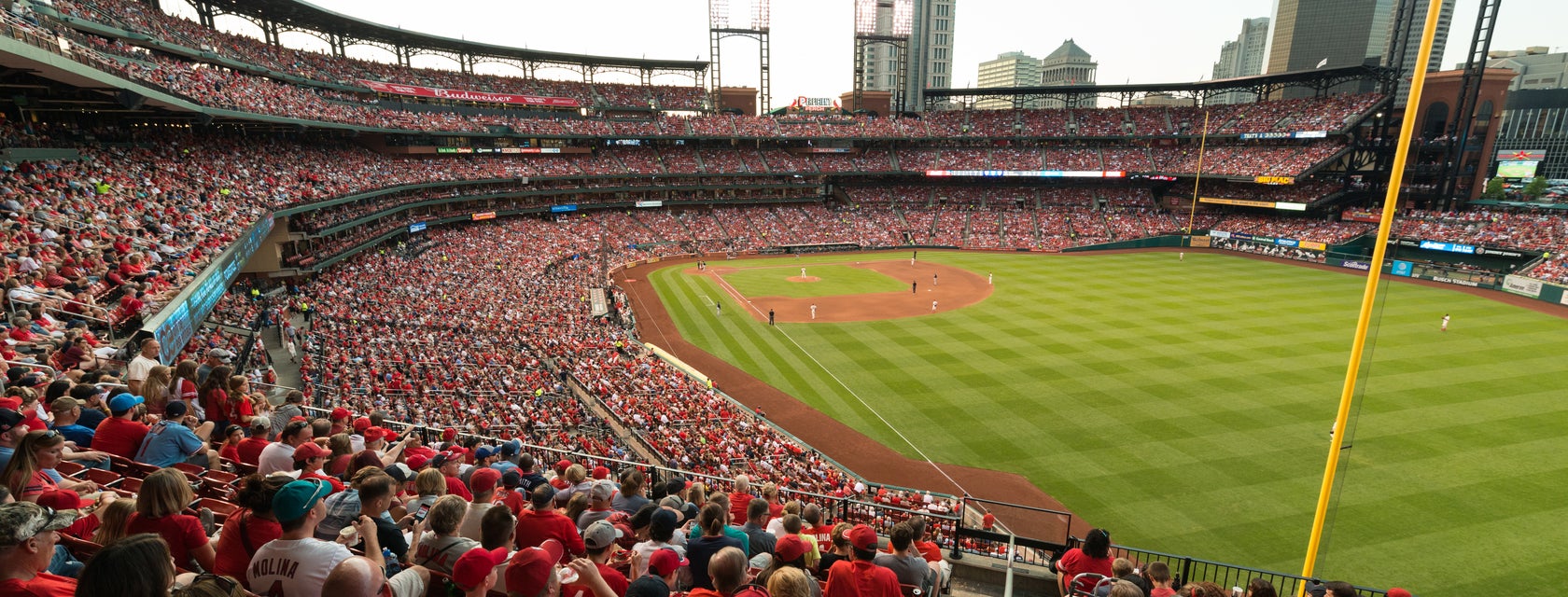 Seat view from Outfield Loge