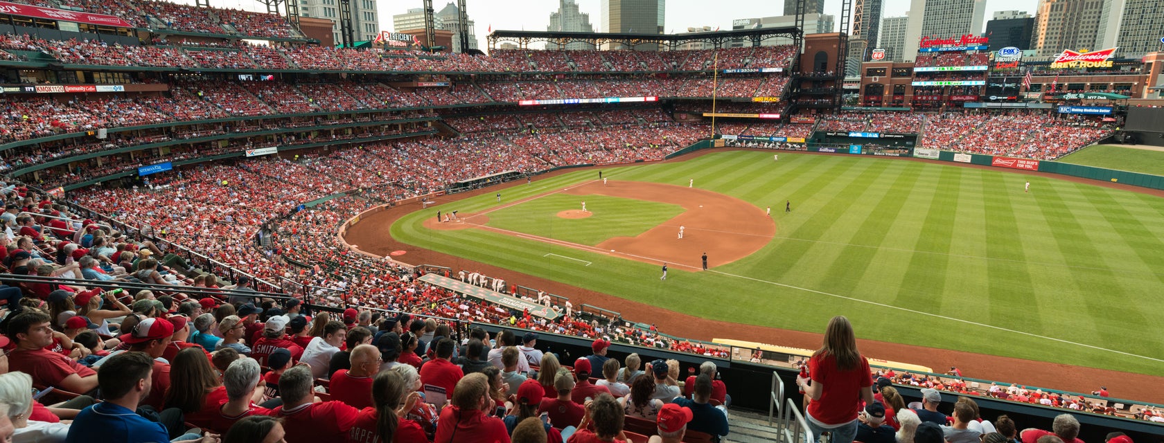 Seat view from Outfield Loge