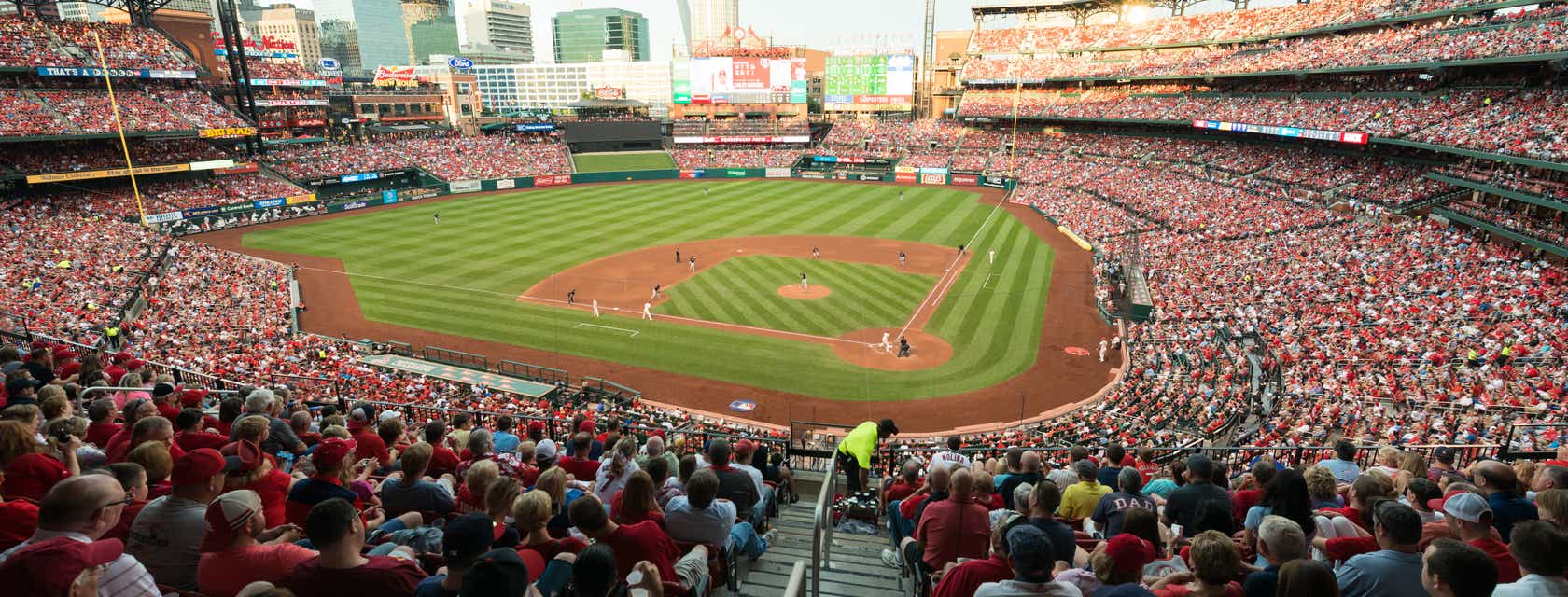 Seat view from Infield Redbird Club