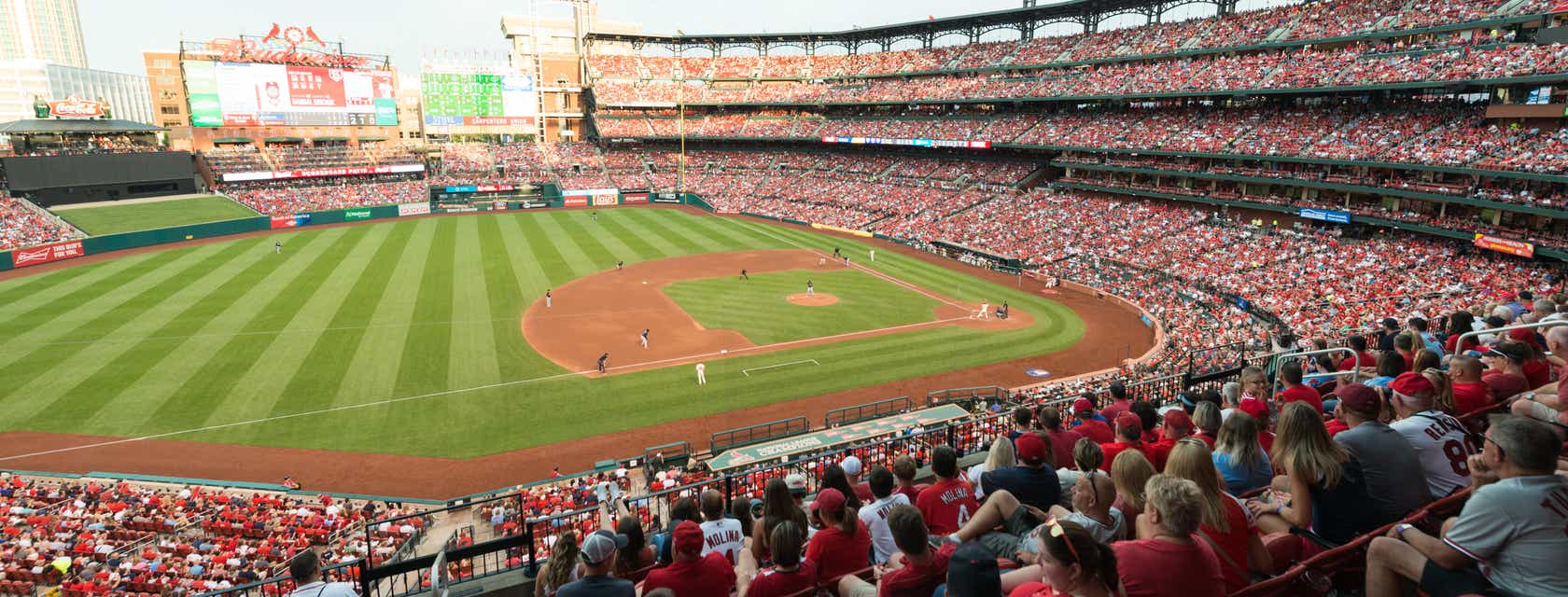 Seat view from National Rental Club