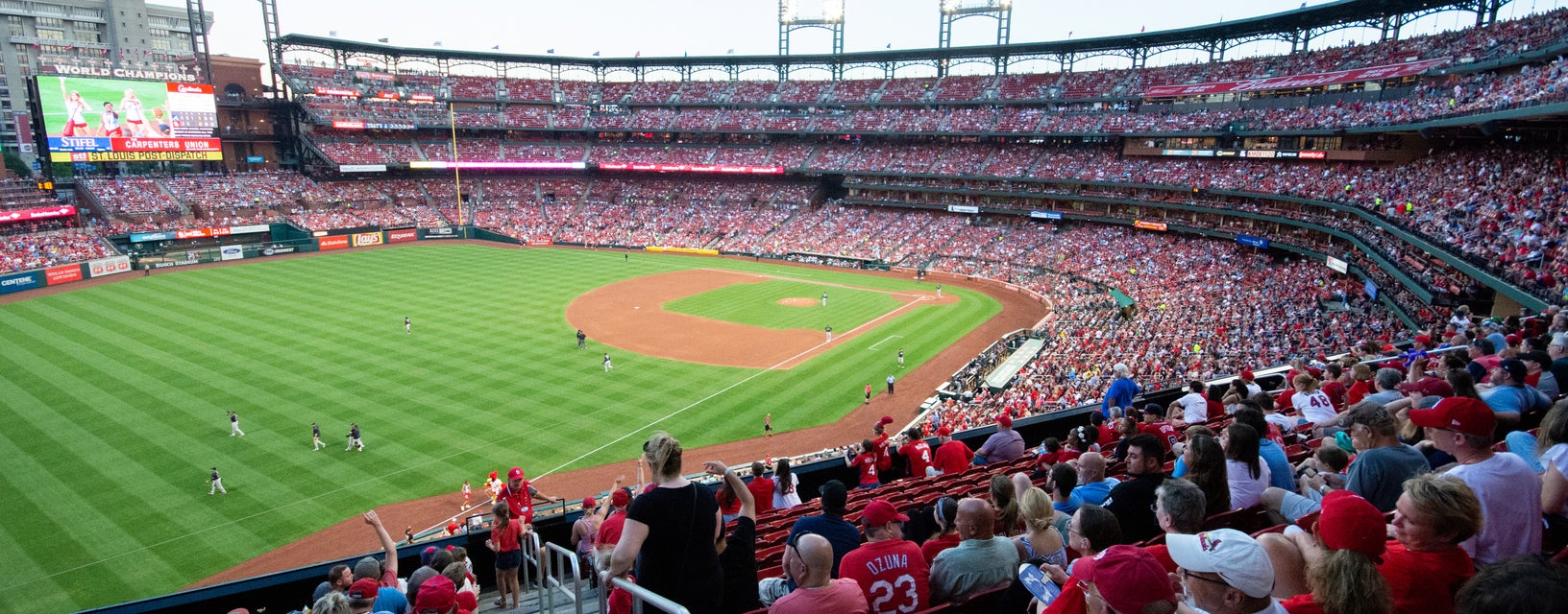 Seat view from Outfield Loge