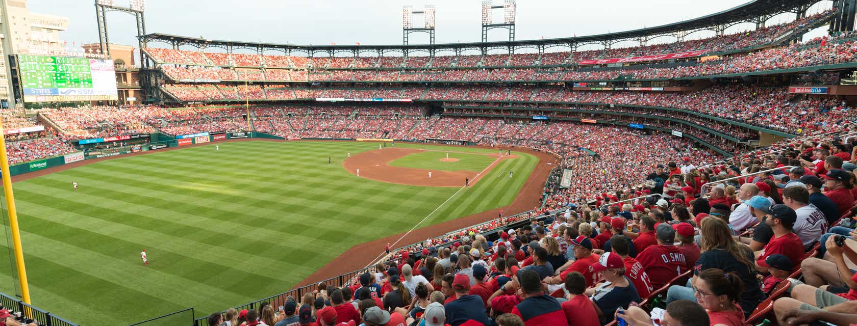 Seat view from Outfield Loge