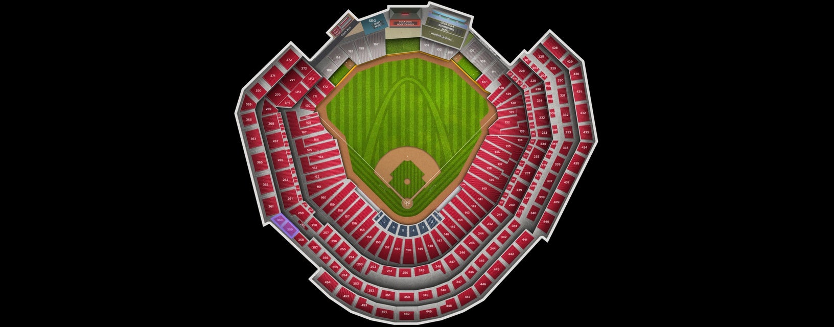 Seat view from Third Base Pavilion