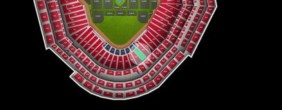 Seat view from Home Field Box