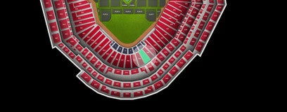 Seat view from Home Field Box