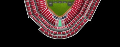 Seat view from Home Field Box