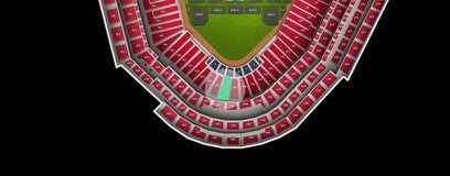 Seat view from Home Field Box