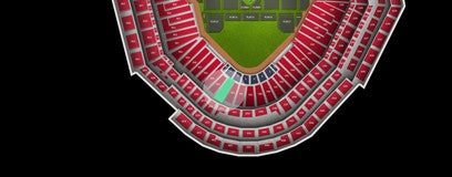 Seat view from Home Field Box